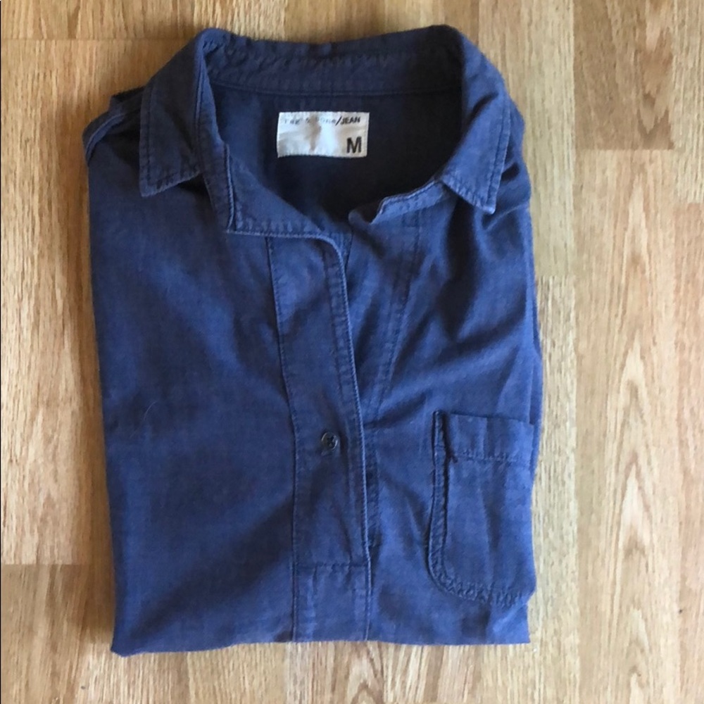 tag & none denim chambray Somerset top